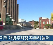 청주 지역 개방주차장 꾸준히 늘어