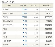 [fnRASSI]장마감, 코스닥 하락 종목(엔에스엔 -13.9% ↓)