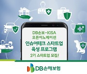 DB손보-KISA 오픈이노베이션, 2기 스타트업 모집