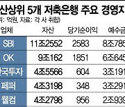 저축銀 '빅5' 치열한 자리다툼..업계 1위 SBI 독주