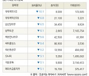 [fnRASSI]장마감, 거래소 하락 종목(유유제약1우 -10.1% ↓)