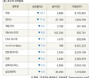 [fnRASSI]장마감, 코스닥 하락 종목(부방 -14.1% ↓)