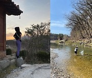 '션♥'정혜영, 네 자녀와 강원도 정선 여행..힐링 여유 부러워라