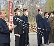 "평양 보통강 강안다락식주택구 건설, 기일 내 끝내자"..건설자 모임