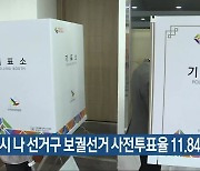 김제시 나 선거구 보궐선거 사전투표율 11.84%