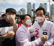 오세훈, 주말에 '텃밭' 강남 집중 유세..'집토끼' 결집 총력(종합2보)