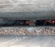 배수로 청소 중 7m 아래 맨홀 추락 70대 구조