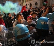 Virus Outbreak Italy Protest