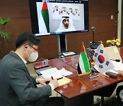 유명희 통상교섭본부장, UAE 대외무역 특임장관과 화상회담