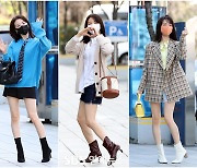 [펀펀한 현장] 박하선, '출근길 패션에 찾아온 봄'