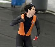 차민규,'500m 1위 기록' [사진]