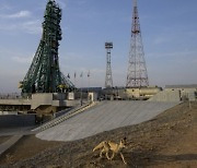 KAZAKHSTAN RUSSIAN SOYUZ ROCKET LAUNCH PREPARATION