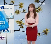 [7시 날씨] 내일 전국 비..남해안·제주·지리산 최고 80mm
