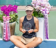 장지오, 회장배 전국여자테니스대회 고등부 단식 우승