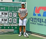 김장준, 김천국제주니어 테니스 남자 단식 결승 우승