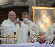VATICAN POPE FRANCIS MASS