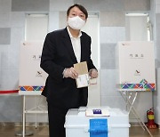 보궐 뒤 첫 조사, 尹 전 총장 36% 압도적 1위.. 이재명 23.5% 2위