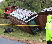 제주 에코랜드 열차 전도 사고