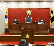 "후쿠시마 방사능 오염수 해양 방류 결정 규탄"..고창군의회 성명