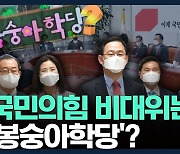 [뉴스하이킥] "국민의힘 비대위는 '봉숭아 학당'"