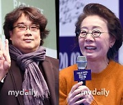 봉준호 감독, 아카데미서 윤여정과 만난다 '시상자 선정'
