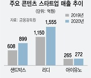 집콕 덕 실적 뛰고 몸값 뛰고..콘텐츠 스타트업 '전성시대'