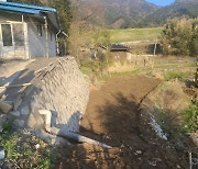 곡성 지역사회, 기초수급자 '붕괴 위험' 주택 옹벽 수리