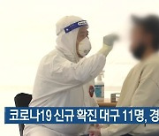코로나19 신규 확진 대구 11명·경북 14명