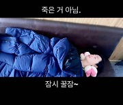 김혜수, 소파 위 숙면 인증샷 "죽은 거 아님 잠시 꿀잠"[SNS★컷]