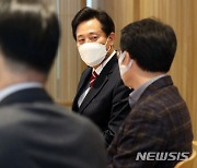 오세훈 시장, 서울시구청장협의회 임원들과 면담