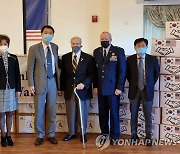 뉴욕총영사관, 미 참전용사들에 마스크 2만 장 기증