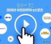 아프리카TV, '2020 e스포츠 성장' 인포그래픽 공개