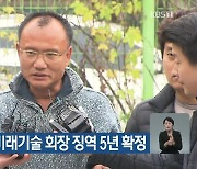 '직원에 갑질·폭행' 양진호 전 한국미래기술 회장 징역 5년 확정