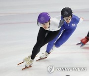 쇼트트랙 김아랑, 종별선수권 1,500m 우승..최민정은 500m 1위