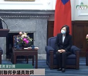'바이든 특사' 만난 대만 차이잉원 "중국이 평화 위협"
