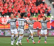 'TV 시청자만 2000만명'..한국-중국 여자축구 PO '대륙의 관심' 뜨거웠다