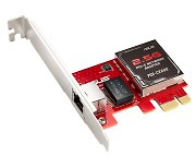 에이수스, 초고속 환경을 위한 리얼텍 RTL8125AG 칩셋 탑재 PCE-C2500 랜카드 출시