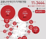 [그래픽] 코로나19 확진자 지역별 현황(17일)