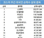 코스피 주간 외국인 순매수 1위 'LG화학'