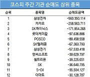 코스피 주간 기관 순매도 1위 '삼성전자'