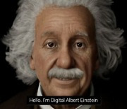 '디지털 아인슈타인' 3D·AI 음성 복제로 재현