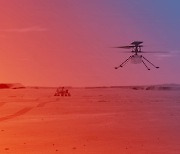 NASA 무인 헬기, 화성서 날았다..지구 밖 행성 첫 동력비행
