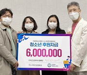 더라인성형외과, 아람청소년센터에 600만원 후원금 지원