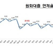 은행권 2월 연체율 0.02%p 상승..소상공인·중소기업 ↑