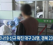 코로나19 신규 확진 대구 24명·경북 23명