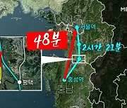 서해안 고속철 신설..전국 2시간대 이동