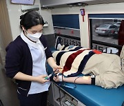 충북교육청, 혈액 수급난 극복 '사랑의 헌혈' 행사