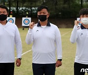 도쿄 올림픽 양궁 국가대표 '김우진·오진혁·김제덕'