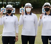 도쿄 올림픽 양궁 국가대표 '강채영·장민희·안산'