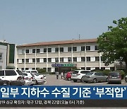 대구 일부 지하수 수질 기준 '부적합'